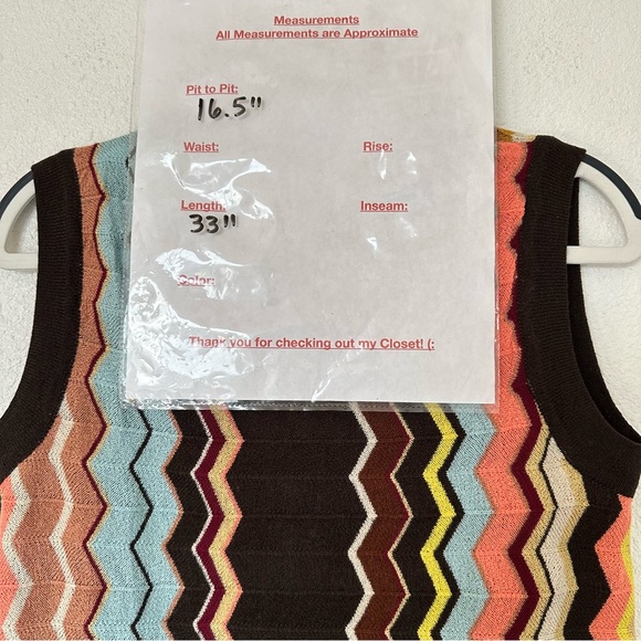 Missoni for Target Zig Zag‎ Retro Style Dress Women’s Sz XS - Picture 3 of 3